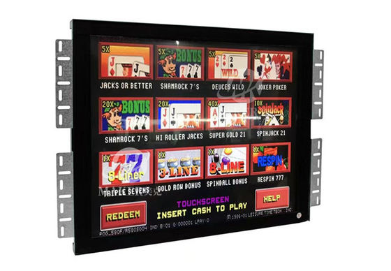 Black Metal Slot Machine Screen Monitor Practical Lightweight
